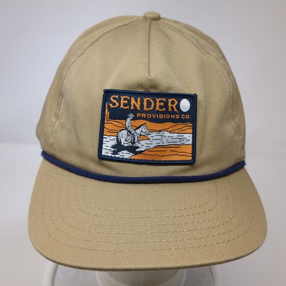 Sendero Provisions Co Snapback Rope Hat Brown One Size Adjustable - Picture 2 of 10